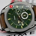 Fossil Fossil Machine FS5962  американские мужские часы на браслете кожаный боковой вид