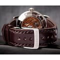 Orient Orient Star RE-AZ0004S0 (RE-AZ0004S00B) механические мужские часы часы, крупный план серебристый циферблат