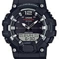 Casio Casio Collection HDC-700-1AVDF (HDC-700-1A)  HDC-700-1A кварцевые мужские часы  черный циферблат, браслет пластик — вид спереди