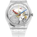 Swatch Swatch Gent Biosourced Standard SO28K100  SO28K100 кварцевые женские часы  прозрачный циферблат, браслет пластик — вид спереди