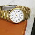 Casio Casio Collection MTP-V002G-7B2UDF (MTP-V002G-7B2) — наручные мужские часы наручные часы в перспективе белый циферблат