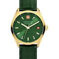 Swiss Military Hanowa Swiss Military Hanowa Roadrunner SMWGH2200112-SET кварцевые мужские часы часы, крупный план зеленый циферблат