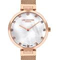 Lee Cooper Lee Cooper LC07806.420  LC07806.420 кварцевые женские часы  перламутровый циферблат, браслет нержавеющая сталь с ip-покрытием — вид спереди