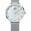 Obaku Obaku V186LXCWMC  V186LXCWMC кварцевые женские часы  перламутровый циферблат, браслет  — вид спереди