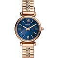 Fossil Fossil FB-01  ES4693  ES4693 кварцевые женские часы  синий циферблат, браслет нержавеющая сталь — вид спереди