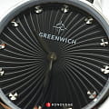 Greenwich Greenwich Wind GW 321.11.31  английские женские часы на браслете кожаный боковой вид
