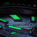 Seiko Seiko Prospex Marinemaster SJE099 механические мужские часы часы, крупный план голубой циферблат