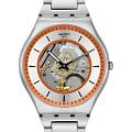 Swatch Swatch Skin Irony 42 SS07S144G  SS07S144G кварцевые женские часы  оранжевый циферблат, браслет нержавеющая сталь — вид спереди