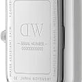 Daniel Wellington Daniel Wellington Quadro Lumine Pressed Sterling DW00100597  наручные женские часы фото под углом.