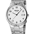 Boccia Titanium Boccia Titanium Circle-Oval 3512-08  3512-08 кварцевые мужские часы  белый циферблат, браслет титановый — вид спереди