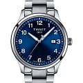 Tissot Tissot Gent XL Classic T116.410.11.047.00 Gent XL T1164101104700 кварцевые мужские часы  синий циферблат, браслет нержавеющая сталь — вид спереди