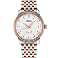 Mido Mido Baroncelli M027.207.22.010.00  M0272072201000 механические женские часы  белый циферблат, браслет нержавеющая сталь — вид спереди
