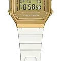 Casio Casio Vintage A168XESG-9AEF кварцевые мужские часы часы, крупный план  циферблат