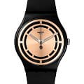 Swatch Swatch New Gent Bioceramic Standard SO32B116  SO32B116 кварцевые мужские часы  бежевый циферблат, браслет силикон — вид спереди