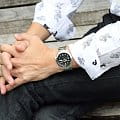 Seiko Seiko 5 Sports SRPE55K1 5 sports японские мужские часы на браслете нержавеющая сталь боковой вид
