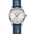 Hamilton Hamilton Jazzmaster Lady Auto H42215651  H42215651 механические женские часы  белый циферблат, браслет кожаный — вид спереди