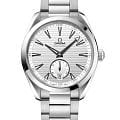 Omega Omega Seamaster Aqua Terra 220.10.41.21.02.002 Aqua Terra 22010412102002 механические мужские часы  серебристый циферблат, браслет нержавеющая сталь — вид спереди
