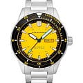 Spinnaker Spinnaker Hass SP-5099-33  SP-5099-33 механические мужские часы  желтый циферблат, браслет нержавеющая сталь — вид спереди