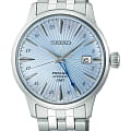 Seiko Seiko Presage Cocktail Time SSK037J1 Cocktail Time SSK037J1 механические мужские часы  голубой циферблат, браслет нержавеющая сталь — вид спереди