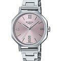 Casio Casio Sheen SHE-4554D-4A  SHE-4554D-4A кварцевые женские часы  розовый циферблат, браслет нержавеющая сталь — вид спереди