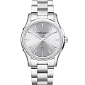 Hamilton Hamilton Jazzmaster Lady Auto H32315152  H32315152 механические женские часы  серебристый циферблат, браслет нержавеющая сталь — вид спереди