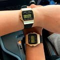 Casio Casio Illuminator F-91WM-9ADF (F-91WM-9A)  наручные мужские часы фото под углом.