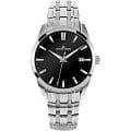 Jacques Lemans Jacques Lemans 1-1769H  1-1769H кварцевые мужские часы  черный циферблат, браслет  — вид спереди