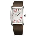 Orient Orient QCBE004W (FQCBE004W)  FQCBE004W  женские часы  белый циферблат, браслет кожа + текстиль — вид спереди