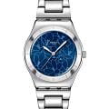 Swatch Swatch Gent Petal Frenzy YLS235G  YLS235G кварцевые женские часы  синий циферблат, браслет нержавеющая сталь — вид спереди