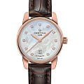 Certina Certina DS Podium Lady Automatic 29mm C001.007.36.116.00  C0010073611600 механические женские часы  перламутровый циферблат, браслет кожаный — вид спереди
