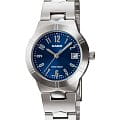 Casio Casio Collection LTP-1241D-2A2  LTP-1241D-2A2 кварцевые женские часы  синий циферблат, браслет нержавеющая сталь — вид спереди