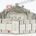 Hugo Boss Hugo Boss Rafale Blue HB1513510 кварцевые мужские часы часы, крупный план серебристый циферблат