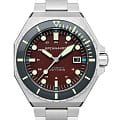 Spinnaker Spinnaker Dumas SP-5081-AA  SP-5081-AA механические мужские часы  бордовый циферблат, браслет нержавеющая сталь — вид спереди