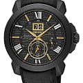 Seiko Seiko SNP145P1  SNP145P1 автокварц (кинетик) мужские часы  черный циферблат, браслет кожаный — вид спереди