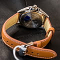 Casio Casio Edifice EFV-100L-7A edifice японские мужские часы на браслете кожаный боковой вид