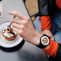 Оригинальные часы Swatch Swatch New Gent Bioceramic Swatch Pay! SO32B112-5300 кварцевые калибр механизма  общий вид