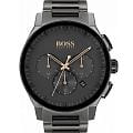 Hugo Boss Hugo Boss Peak HB1513814  HB1513814 кварцевые мужские часы  черный циферблат, браслет нержавеющая сталь с pvd-покрытием — вид спереди