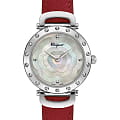 Salvatore Ferragamo Salvatore Ferragamo Signature SFDM00118  SFDM00118 кварцевые женские часы  перламутровый циферблат, браслет кожаный — вид спереди