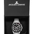Jacques Lemans 1-2207A наручные мужские часы застежка крупным планом