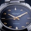 Atlantic Atlantic Seapair 20335.41.57G  швейцарские женские часы на браслете нержавеющая сталь боковой вид