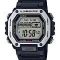 Casio Casio Collection MWD-110H-1AVEF  MWD-110H-1AVEF кварцевые мужские часы  черный циферблат, браслет пластик — вид спереди