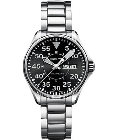 Hamilton Khaki Aviation Pilot Day Date Auto H64425135