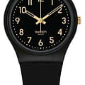 Swatch Swatch Gent Standard GB274 женские часы черный циферблат на запястье