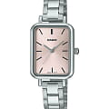 Casio Casio Collection LTP-V009D-4E  LTP-V009D-4E кварцевые женские часы  розовый циферблат, браслет нержавеющая сталь — вид спереди