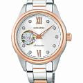 Seiko Seiko Conceptual Series Dress SSDE010  SSDE010 механические женские часы  белый циферблат, браслет нержавеющая сталь с pvd-покрытием — вид спереди