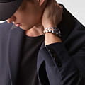 Longines Longines HydroConquest L3.782.3.58.7 мужские часы черный циферблат на запястье