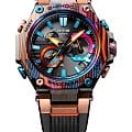 Casio Casio G-Shock Premium MTG-B2000XMG-1A Rainbow Mountain электронные мужские часы часы, крупный план  циферблат