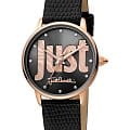 Just Cavalli Just Cavalli Logo JC1L116L0035  JC1L116L0035 кварцевые женские часы   циферблат, браслет кожаный — вид спереди