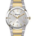 Salvatore Ferragamo Salvatore Ferragamo chic SFDT01420  SFDT01420 кварцевые женские часы  серебристый циферблат, браслет сталь с ip покрытием — вид спереди