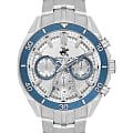 Beverly Hills Polo Club Beverly Hills Polo Club Quartz BP3599X.360  BP3599X.360 кварцевые мужские часы  серебристый циферблат, браслет нержавеющая сталь — вид спереди